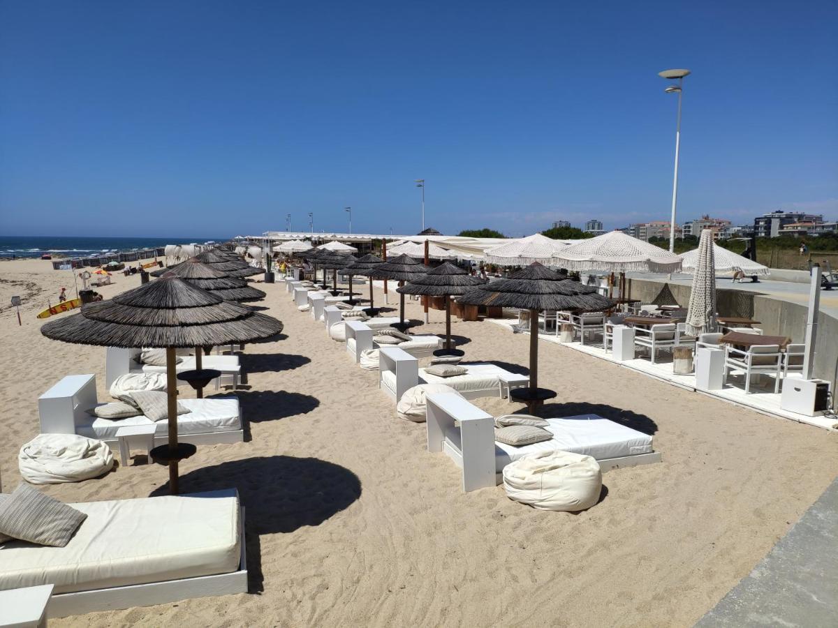 Praia De Vila Do Conde Com Vista A Mar Ngoại thất bức ảnh
